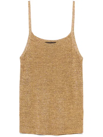 ROBERTO COLLINA RIBBED TANK TOP