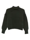 Roberto Collina Roll-neck Sweater In Gray
