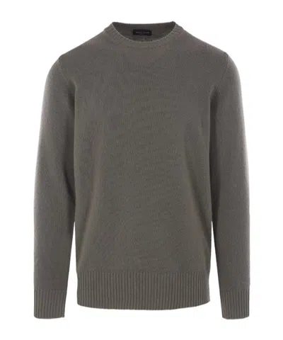 ROBERTO COLLINA ROUND-NECK KNITTED SWEATER