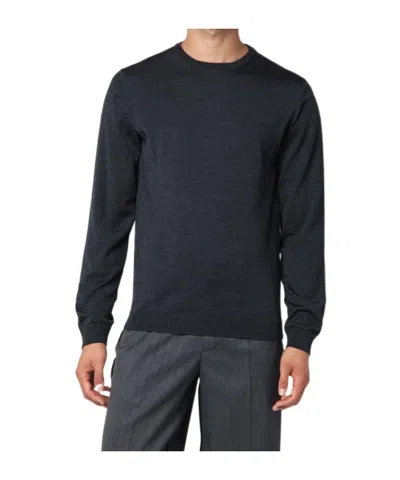 ROBERTO COLLINA ROUND-NECK LONG-SLEEVE KNITTED SWEATER