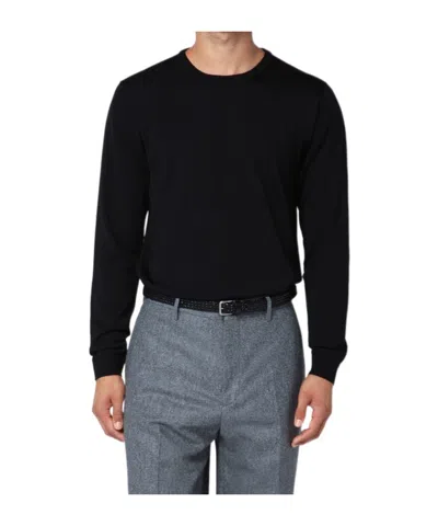 Roberto Collina Cotton Sweater In Black