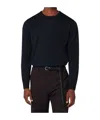 Roberto Collina Round-neck Long-sleeve Knitted Sweater In Blue