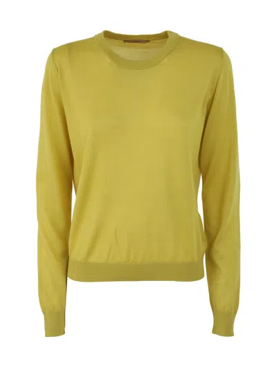 Roberto Collina Round Neck Pullover Clothing In Green
