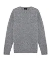 Roberto Collina Wool And Cashmere Crewneck Sweater In Gray