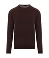Roberto Collina Long Sleeve Crew Neck Sweater Clothing In Black