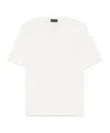Roberto Collina Round Neck Short Sleeve T-shirt In White