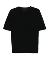 Roberto Collina Knit T-shirt In Black