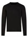Roberto Collina Crew Neck Knit Sweater In Black