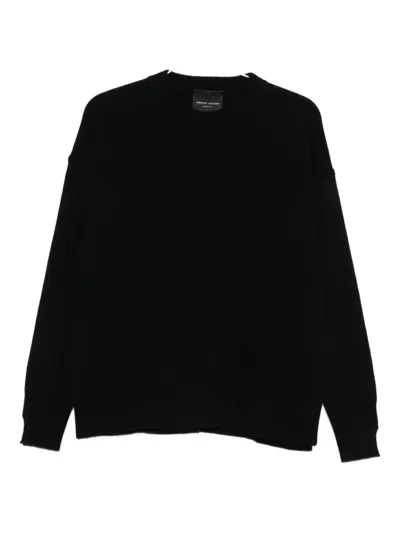 Roberto Collina Round-neck Sweater In Black
