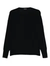 Roberto Collina Round-neck Sweater In Black