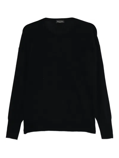 Roberto Collina Round-neck Sweater In Black