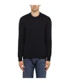 Roberto Collina Cotton Sweater In Black In Black