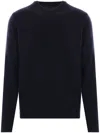Roberto Collina Round-neck Sweater In Blue