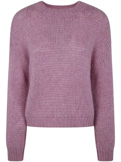 Roberto Collina Round Neck Sweater In Multicolor