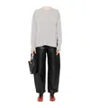 Roberto Collina Round-neck Sweater In Gray
