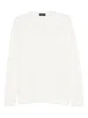 Roberto Collina Round-neck Sweater In White