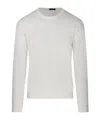 Roberto Collina Man Sweater Ivory Size 42 Merino Wool In White