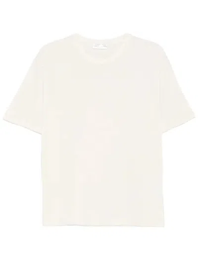 Roberto Collina Round-neck Cotton T-shirt In Multi