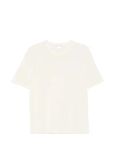 Roberto Collina Round-neck Cotton T-shirt In Neutral