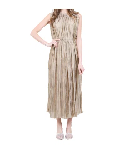 Roberto Collina Round-neck Dress In Gray