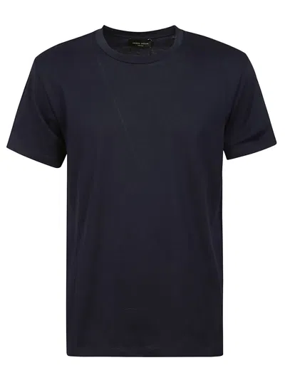Roberto Collina Roundneck Ss In Navy