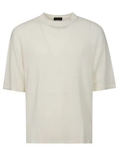 Roberto Collina Roundneck Ss Over In White