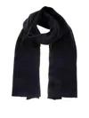 Roberto Collina Knitted Scarf In Dark Blue