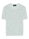 Roberto Collina Girocollo Mm Paillettes