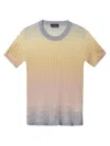 ROBERTO COLLINA ROBERTO COLLINA SHADED STRIPED T-SHIRT CLOTHING