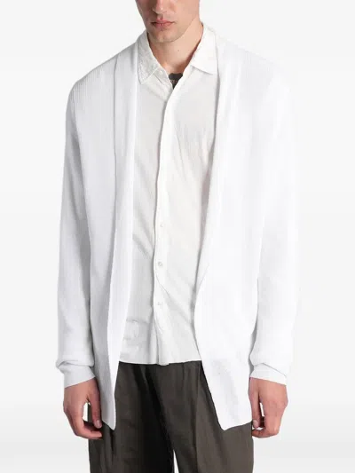 Roberto Collina Shawl-collar Cardigan In White