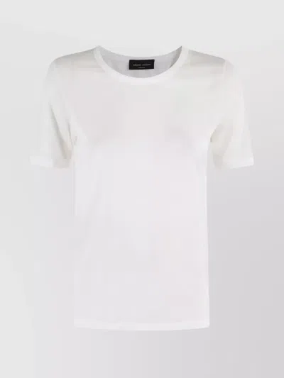 Roberto Collina Sheer Cotton Crew Neck T-shirt