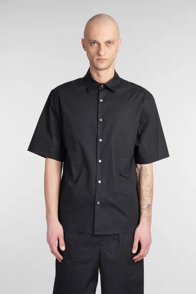 ROBERTO COLLINA SHIRT IN BLACK COTTON