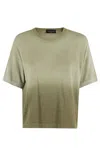 Roberto Collina Short-sleeve Boxy Top With Gradient Effect