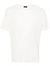 Roberto Collina Short-sleeve Cotton T-shirt In Neutrals