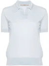 Roberto Collina Short Sleeve Polo Clothing In Blue