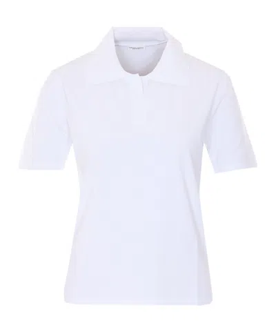 Roberto Collina Short Sleeve Polo T-shirt In White
