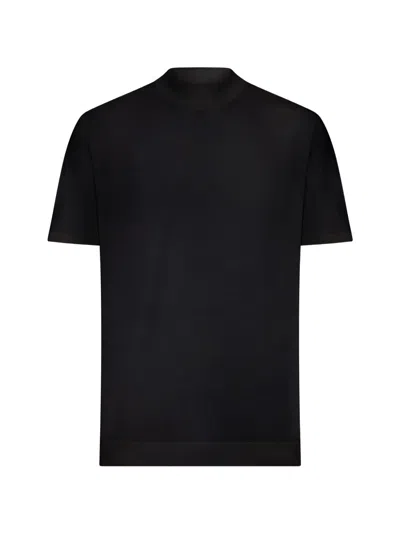Roberto Collina Short-sleeve T-shirt In Black