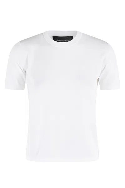Roberto Collina Short-sleeve Viscose T-shirt