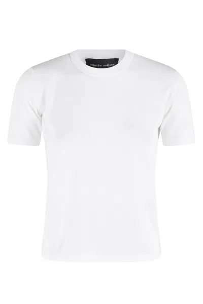 Roberto Collina Short-sleeve Viscose T-shirt