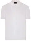 Roberto Collina Ribbed Collar Short Sleeves Polo Shirt In White