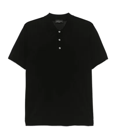 ROBERTO COLLINA SHORT-SLEEVED POLO SHIRT