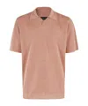 Roberto Collina Short-sleeved Polo Shirt In Brown