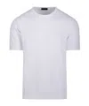 Roberto Collina Short-sleeved Round Collar T-shirt In White