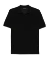 Roberto Collina Knitted Top In Black