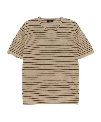 Roberto Collina Short-sleeved T-shirt In Nude