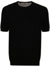 Roberto Collina Short Sleeves Crew Neck T-shirt Clothing In Blue
