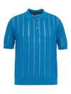 Roberto Collina Short-sleeves Polo Shirt In Blue