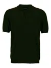 Roberto Collina Basic Polo T-shirt In Black