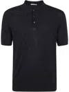 Roberto Collina Basic Polo T-shirt In Black