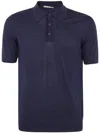 Roberto Collina Short Sleeves Polo Shirt Clothing In Blue